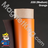 orange magnetic sheeting