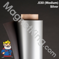 silver magnetic sheeting