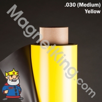 yellow magnetic sheeting