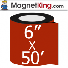 6 in. x 50' Roll Medium Matte White Magnet