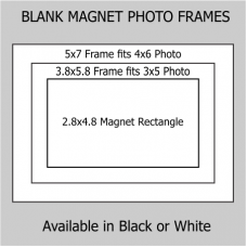 4x6 & 3x5 Magnetic Photo Frame Kit