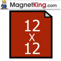 12" x 12" Sheet Thick Matte White Magnet