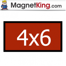 4 x 6 Rectangle Medium Dry Erase White Magnet