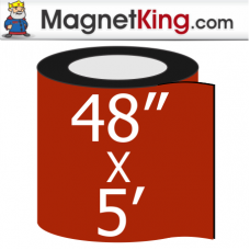 48" x 5' Roll Medium Matte White Magnet