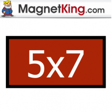 5 x 7 Rectangle Medium Dry Erase White Magnet
