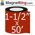 1.5 in. x 50' Roll Medium Dry Erase White Magnet