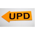 2" x 5" Fluorescent Orange Appraiser Arrows - 24 UPD